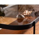 Стол журнальный SIGNAL PRIMA A орех/черный мат 120/58